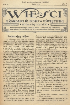 Wieści z Zakładu ks. Bosko. R. 2, 1927, nr 2