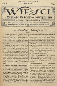 Wieści z Zakładu ks. Bosko. R. 2, 1927, nr 4