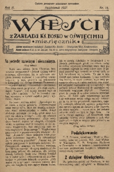 Wieści z Zakładu ks. Bosko. R. 2, 1927, nr 10