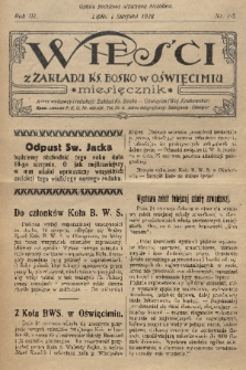 Wieści z Zakładu ks. Bosko. R. 3, 1928, nr 7