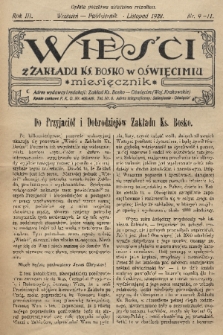 Wieści z Zakładu ks. Bosko. R. 3, 1928, nr 9