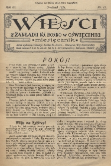 Wieści z Zakładu ks. Bosko. R. 3, 1928, nr 12