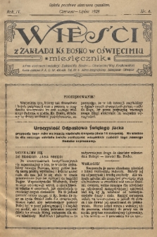 Wieści z Zakładu ks. Bosko. R. 4, 1929, nr 6