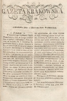 Gazeta Krakowska. 1818, nr 39