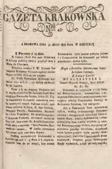 Gazeta Krakowska. 1818, nr 43