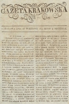 Gazeta Krakowska. 1824, nr 77