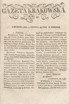 Gazeta Krakowska. 1818, nr 47