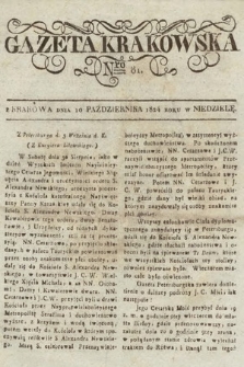 Gazeta Krakowska. 1824, nr 81