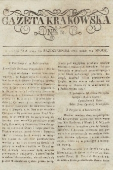 Gazeta Krakowska. 1824, nr 84