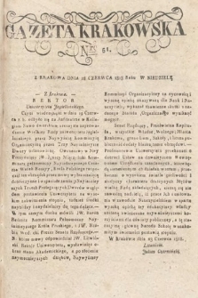 Gazeta Krakowska. 1818, nr 51