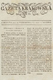 Gazeta Krakowska. 1824, nr 85