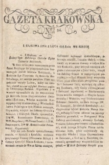 Gazeta Krakowska. 1818, nr 54
