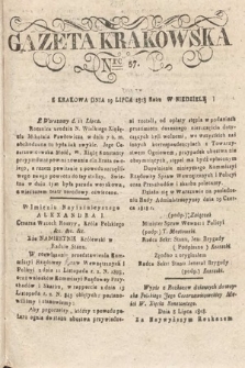 Gazeta Krakowska. 1818, nr 57