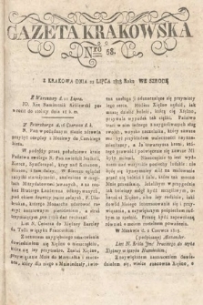 Gazeta Krakowska. 1818, nr 58