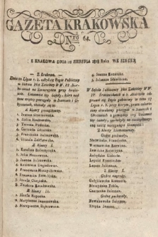 Gazeta Krakowska. 1818, nr 64