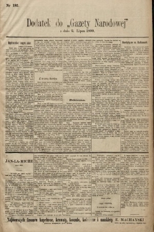 Gazeta Narodowa. 1899, nr 182