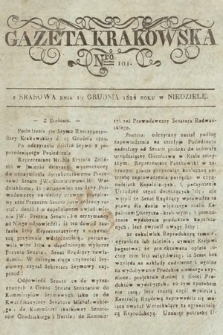 Gazeta Krakowska. 1824, nr 101
