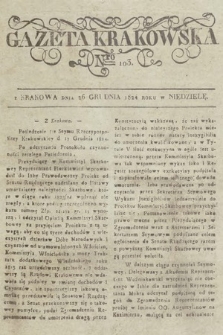 Gazeta Krakowska. 1824, nr 103