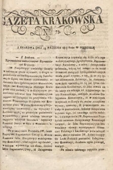 Gazeta Krakowska. 1818, nr 73