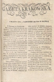 Gazeta Krakowska. 1818, nr 81