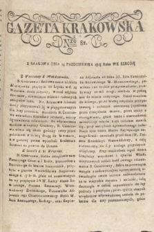 Gazeta Krakowska. 1818, nr 82