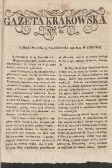 Gazeta Krakowska. 1818, nr 85