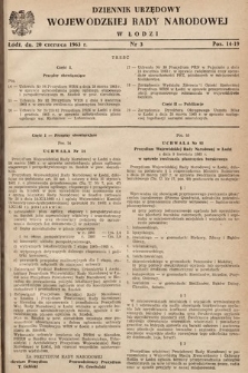 Dziennik Urzędowy Wojewódzkiej Rady Narodowej w Łodzi. 1963, nr 3