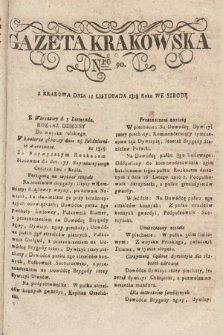 Gazeta Krakowska. 1818, nr 90