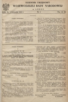 Dziennik Urzędowy Wojewódzkiej Rady Narodowej w Łodzi. 1963, nr 8