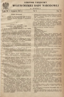 Dziennik Urzędowy Wojewódzkiej Rady Narodowej w Łodzi. 1963, nr 9