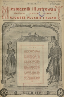 Mazowsze Płockie i Kujawy : miesięcznik illustrowany artystyczny, społeczny, literacki. 1928, nr 1