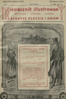 Mazowsze Płockie i Kujawy : miesięcznik illustrowany artystyczny, społeczny, literacki. 1928, nr 11