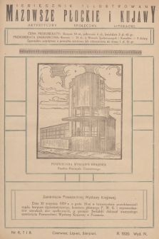 Mazowsze Płockie i Kujawy : miesięcznik illustrowany artystyczny, społeczny, literacki. 1929, nr 6-7-8