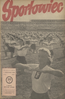 Sportowiec. R.1, 1949, nr 2