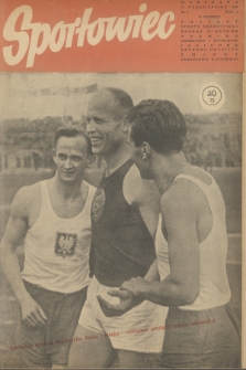 Sportowiec. R.1, 1949, nr 5