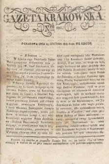 Gazeta Krakowska. 1818, nr 102