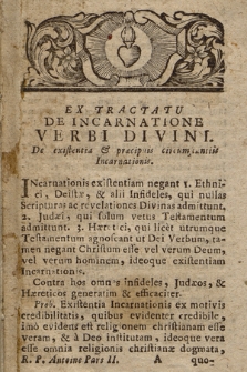 Sententiæ Dogmaticæ Ex Universa Theologia Speculativa & Dogmatica. P. 2, Continens Tractatus De Incarnatione, De Actibus Humanis, De Gratia, De Sacramentis In Genere, & In Specie. Adjiciuntur Canones Conc. Trid. & Propositiones damnatæ