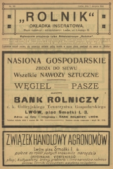 Rolnik: Organ c. k. Galicyjskiego Towarzystwa Gospodarskiego. R.47, T.87, 1914, nr 32