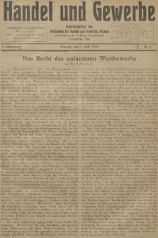 Handel und Gewerbe : Nachrichtenblatt des Verbandes für Handel und Gewerbe. Jg.1, 1926, No. 4