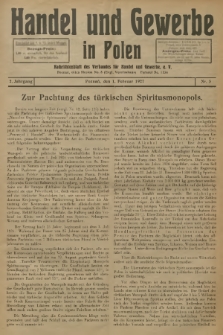 Handel und Gewerbe : Nachrichtenblatt des Verbandes für Handel und Gewerbe. Jg.2, 1927, nr 3