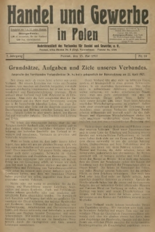 Handel und Gewerbe : Nachrichtenblatt des Verbandes für Handel und Gewerbe. Jg.2, 1927, nr 10