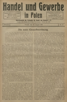 Handel und Gewerbe : Nachrichtenblatt des Verbandes für Handel und Gewerbe. Jg.2, 1927, nr 16