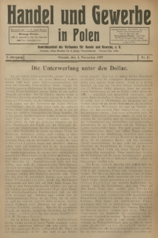 Handel und Gewerbe : Nachrichtenblatt des Verbandes für Handel und Gewerbe. Jg.2, 1927, nr 21