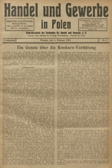 Handel und Gewerbe : Nachrichtenblatt des Verbandes für Handel und Gewerbe. Jg.3, 1928, nr 3