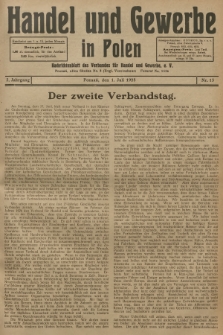 Handel und Gewerbe : Nachrichtenblatt des Verbandes für Handel und Gewerbe. Jg.3, 1928, nr 13