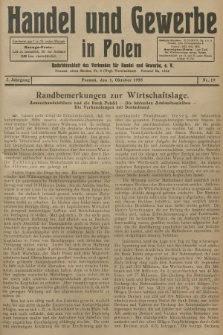 Handel und Gewerbe : Nachrichtenblatt des Verbandes für Handel und Gewerbe. Jg.3, 1928, nr 19
