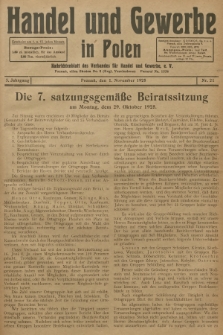 Handel und Gewerbe : Nachrichtenblatt des Verbandes für Handel und Gewerbe. Jg.3, 1928, nr 21