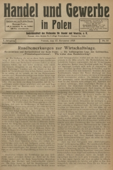 Handel und Gewerbe : Nachrichtenblatt des Verbandes für Handel und Gewerbe. Jg.3, 1928, nr 22