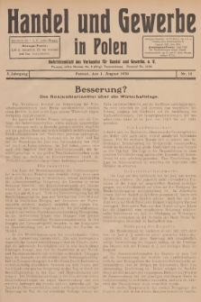 Handel und Gewerbe : Nachrichtenblatt des Verbandes für Handel und Gewerbe. Jg.5, 1930, nr 15