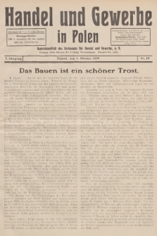 Handel und Gewerbe : Nachrichtenblatt des Verbandes für Handel und Gewerbe. Jg.5, 1930, nr 19